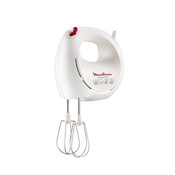 Moulinex - Easy Max Mixeur - HM2501B1 - Batteur Électrique de Cuisine avec 5 Vitesses, Ergonomique, Efficace et Pratique - Fo