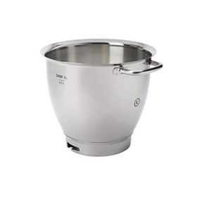 Kenwood KAT811SS bol à mélanger, bol en acier inoxydable de 6,7 litres bol en titane XL, accessoires de robot culinaire, Arge