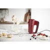 Russell Hobbs Batteur [Facile & puissant] Desire Rouge 5 vitesses+fonction turbo, 2 fouets et crochets pétrin compatibles la