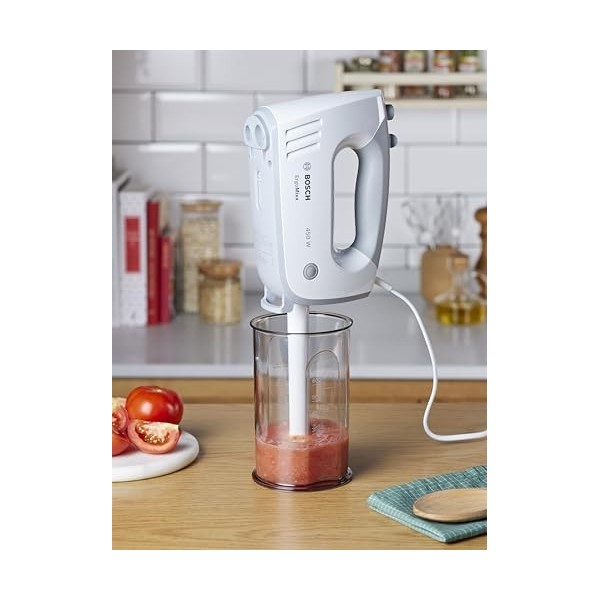 Bosch Electroménager - ErgoMixx MFQ36440 – Batteur à main polyvalent avec plusieures accessoires – Puissance de 450 W – Coule