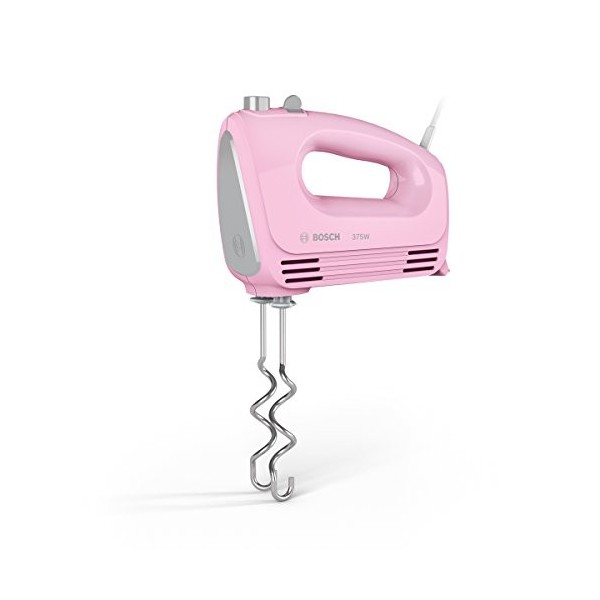 Bosch Hausgeräte MFQ2210K Batteur à main Rose/Gris 375 W