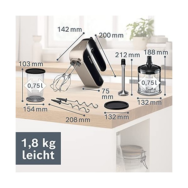 Bosch Haushalt MFQ4885DE Batteur 575 W noir