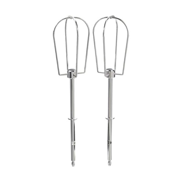 WMF Batteur électrique, 5 vitesses, Inox 18/10 Cromargan, Rangement position verticale, Fouet et crochet pétrin en inox, 400 