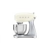 Smeg, Robot Pâtissier SMF02CREU, 10 Niveaux de Vitesse, Fonction Mise en Marche Progressive, Bol 4,8 L, Verrouillage Moteur d