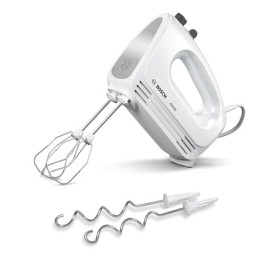 Bosch Electroménager CleverMixx MFQ24200 – Batteur à main polyvalent avec fouets et crochets pétrisseurs – Puissance de 400 W