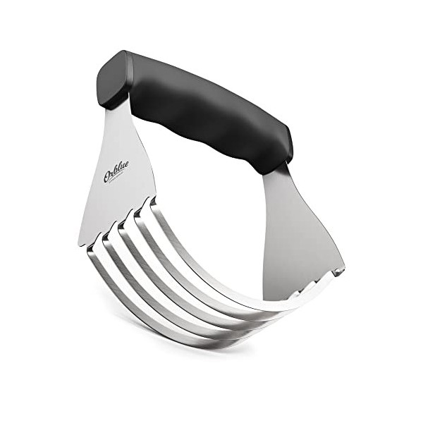 ORBLUE Mélangeur à pâtisserie professionnel avec lames – Coupe-pâte en acier inoxydable