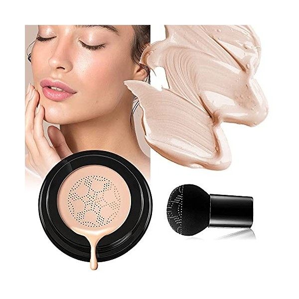 Mushroom Head Air Cushion BB Cream/Cache-cernes mat nude longue tenue, Oil Control CC Cream/Fond de teint hydratant Whitening