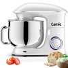 Camic Robot Pâtissier Multifonctions, Pétrin 8L 1500W Puissant, Robot de Cuisine avec Crochet Pétrisseur, Batteur, Fouet à Fi