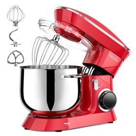 Robot Pâtissier Vezzio Robot Cuisine Multifonctions 8.5L Robot Pâtissier1500W 6 Vitesses Robot Pétrin Professionnel Faible Br
