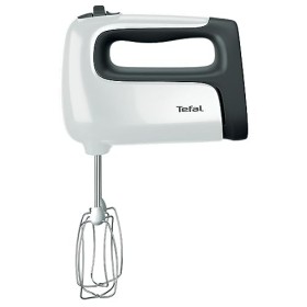 Tefal HT4611 PrepMix+ Batteur à main | 500 W | Bouton coulissant à 5 vitesses + Turbo | Accessoires inclus : 2 fouets, 2 cro