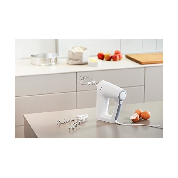 Braun HM3100WH Batteur avec Fouet/Pétrin Blanc 500 W