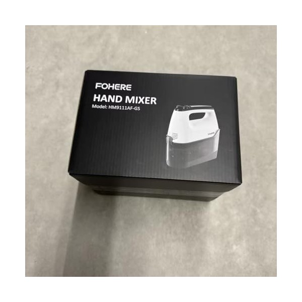 Mixeurs 9111A Batteur à Main - 6 Vitesses - avec Turbo - Batteur à Main Électrique 400 W - avec Boîte de Rangement - 6 Access