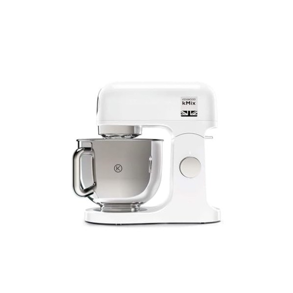 Kenwood KMX750AW Pétrisseur planétaire, 1000 W, 61 Decibel, acier, plastique, blanc