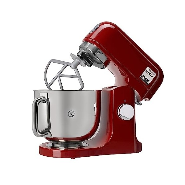 Kenwood KMX750AW Pétrisseur planétaire, 1000 W, 61 Decibel, acier, plastique, blanc