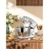 Facelle Robot Pâtissier Multifonctions de Cuisine 1500W 8.5L, Puissant, Métalique, Mixeur Batteur sur Scole, avec Batteur, Fo