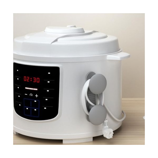 Organiseur de cordon - Organisateur de câbles à coller sur une surface plane ou ronde - Crochets adhésifs multifonctionnels p