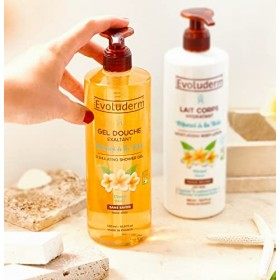 Evoluderm - Idée Cadeau Routine Hydratante Corps & Cheveux 8 produits - Démêle, Sublime & Hydrate - Monoï à la Folie - Fabric