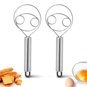Lot de 2 bâtonnets à mélanger avec double anneau