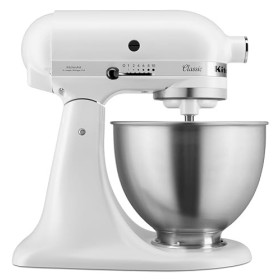 KitchenAid 5K45SSBFW CLASSIC Mélangeur sur pied à tête inclinable Blanc mat 4,3 l