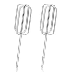 2pcs Accessoires pour Batteurs à Main, Acier Inoxydable Hand Mixer Attachments Pièces de Mélangeur Électrique pour Hamilton B