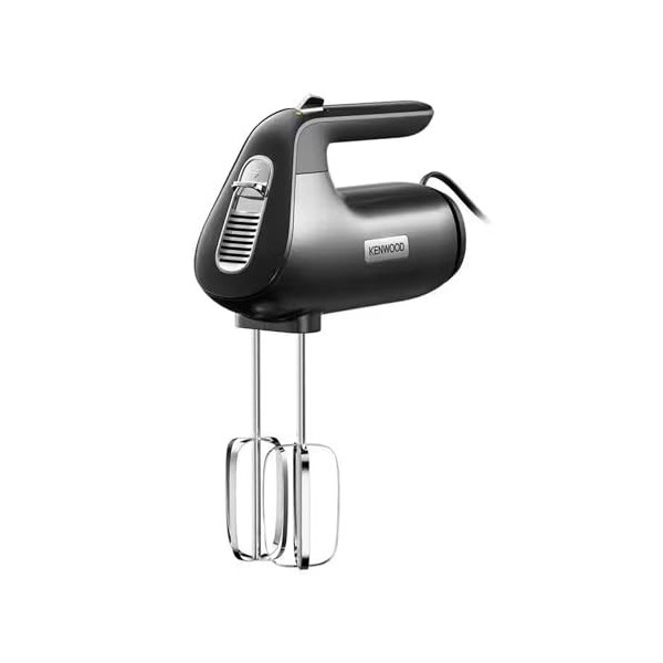 Kenwood QuickMix+ HMP50.000BK Batteur à main avec vitesse variable et fonction impulsion, batteurs en acier inoxydable inclus