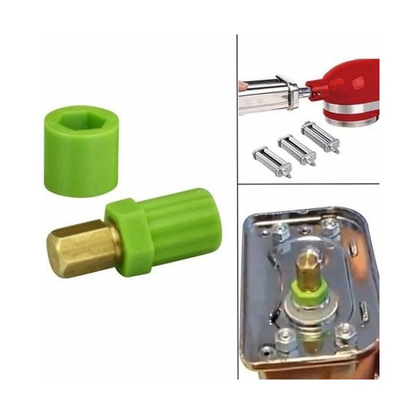 Kquepo Lot de 3 kits de réparation durables, coupleur darbre de cisaillement, embout de rouleau en plastique pour blender et