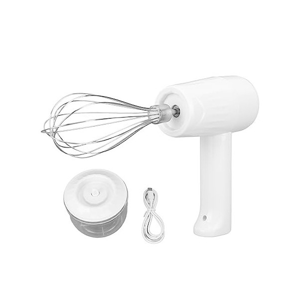 Batteur électrique à 3 vitesses avec hachoir pour fouetter la crème, la fabrication de gâteaux, la pâtisserie