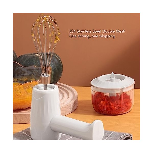 Batteur électrique à 3 vitesses avec hachoir pour fouetter la crème, la fabrication de gâteaux, la pâtisserie