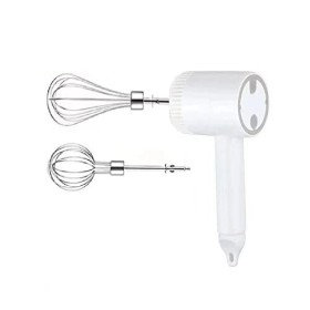Fouet électrique à main, rechargeable par USB, avec 3 modes de vitesse pour fouetter, mélanger, pudding, battre les œufs bla