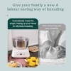 Machine à pâte électrique avec fonction de fermentation, mélangeur de farine de pâte en acier inoxydable de 5 L, machine à pé