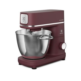 Electrolux E6KM1-4DRT, assistant de cuisine, avec 6 et 4 litres, avec fouet de cuisine, 1200W, rouge, acier inoxydable