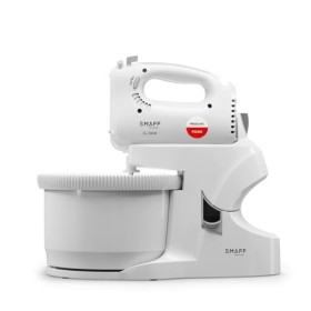 SMAPP 451.6 Robot de cuisine avec bol mélangeur de 3,3 l - Moteur 580 W - Blanc - Avec mélangeur et fouet et bol mélangeur - 