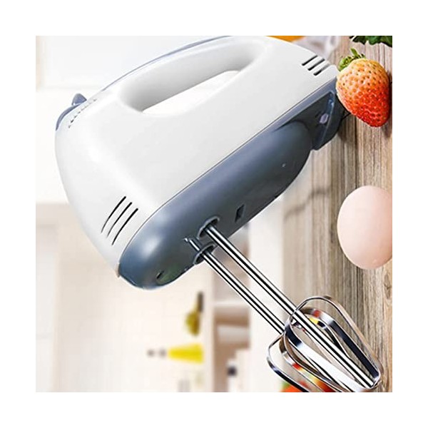 Batteur à Main électrique à 7 Vitesses, Batteur à œufs électrique à Main, Batteur à Crème électrique, Appareil de Cuisine pou