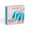 Paulas Choice Kit d’essai CLEAR Skin Essentials - Routine en 3 Étapes - Nettoyer, Exfolier & Hydrater - Élimine les Imperfec