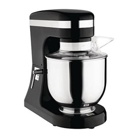 Buffalo Batteur planetaire 270 W 7 litres, noir, batteur sur socle, mélangeurs pour la cuisson, batteur, fouet et crochet pét