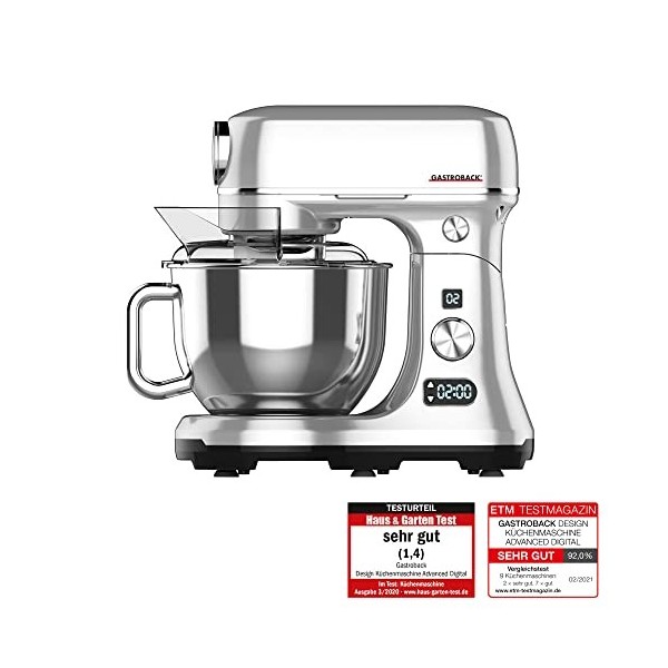 GASTROBACK Robot de cuisine design Advanced Digital - Argenté