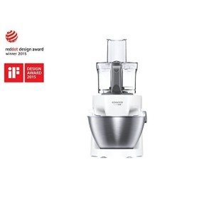 Kenwood MultiOne Robot Pâtissier KHH326WH, Bol Multifonction, Centrifugeuse, Blender, Presse-Agrumes et Hachoir, 1000 W, 4,3 