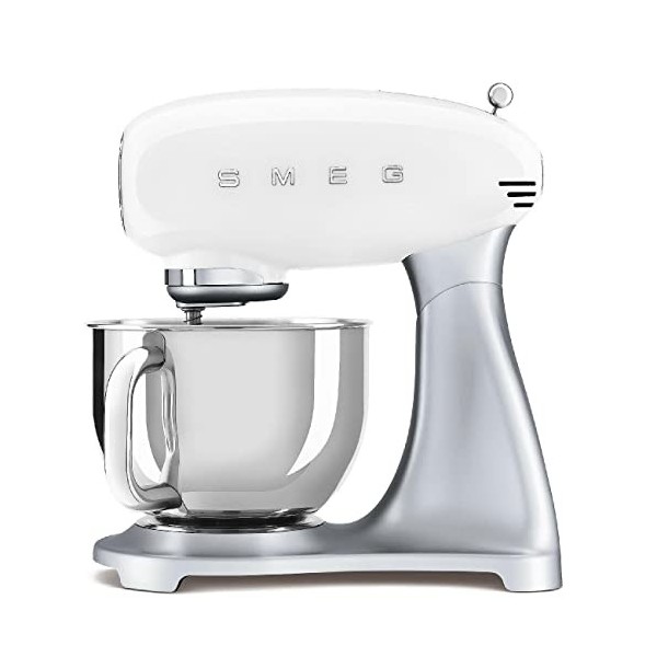 Smeg Robot pâtissier 4.8l 800w blanc - SMF02WHEU