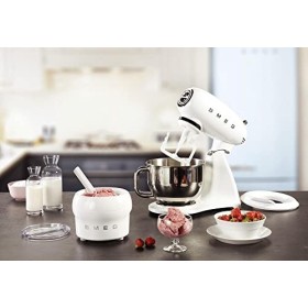 Smeg Robot pâtissier 4.8l 800w blanc - SMF02WHEU