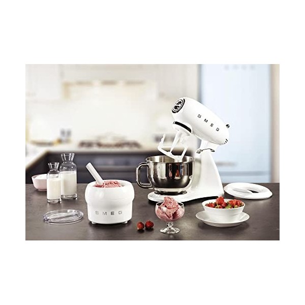 Smeg Robot pâtissier 4.8l 800w blanc - SMF02WHEU