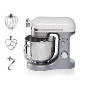 Ariete 1589 Robot pâtissier Moderna à mouvement planétaire, 1600 watts, 11 vitesses, 5,5 litres, 3 accessoires pour pétrir, m