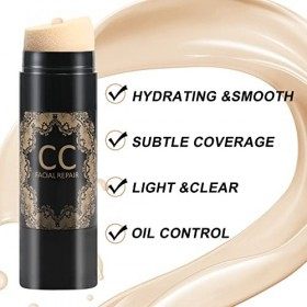 Boobeen CC Stick, Air Cushion CC Cream Fond de teint à couvrance totale Fond de teint anti-cernes Crème correctrice de couleu