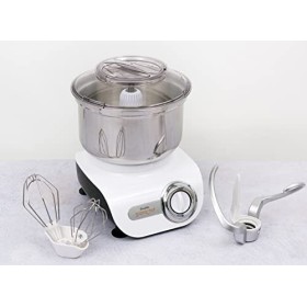 Mixer, Mixer EasyMix SM900, 500W de puissance, Mélanger et pétrir, Bol en acier inoxydable de 3 litres avec accessoire pour b