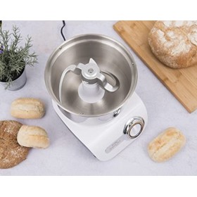 Mixer, Mixer EasyMix SM900, 500W de puissance, Mélanger et pétrir, Bol en acier inoxydable de 3 litres avec accessoire pour b