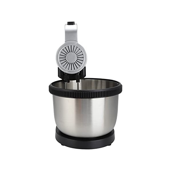 Yctze Batteur à Main Amovible 1 000 W à 5 Vitesses avec Bol Mélangeur en Acier Inoxydable, Batteur sur Socle pour Plus de Pol
