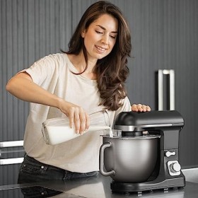 JAP MasterMix Robot Pâtissier - Batteur Électrique Cuisine - Parfait pour mélanger et pétrir - Avec livre de recettes - corps