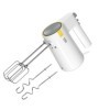Batteur - Puissance : 425 W - 5 vitesses + Turbo - Fouets + crochets en acier inoxydable résistants au LV - Bouton d’éjection