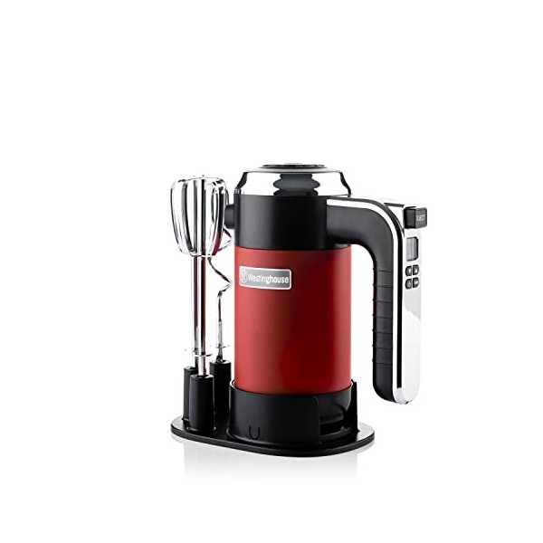 Westinghouse Batteur à Main rétro - 6 Niveaux + Fonction Turbo - Idéal comme Batteur de Cuisine et pétrissage Lot de 2 - Mé