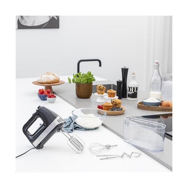 Princess 222206 Batteur à main 500 W Noir, Argent