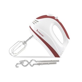 BEPER P102SBA007 Batteur rechargeable sans fil,20W,2 Fouets en Acier inoxydable, 5 Vitesse, Unique Touche de Fonctionnement, 